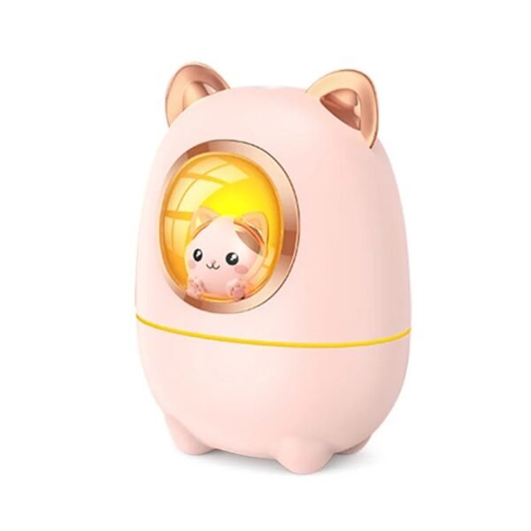 Humidificateur pour Bébé, Diffuseur d’Arômes en Forme de Chat Mignon, Idéal pour Chambre d’Enfant et Ambiance Apaisante