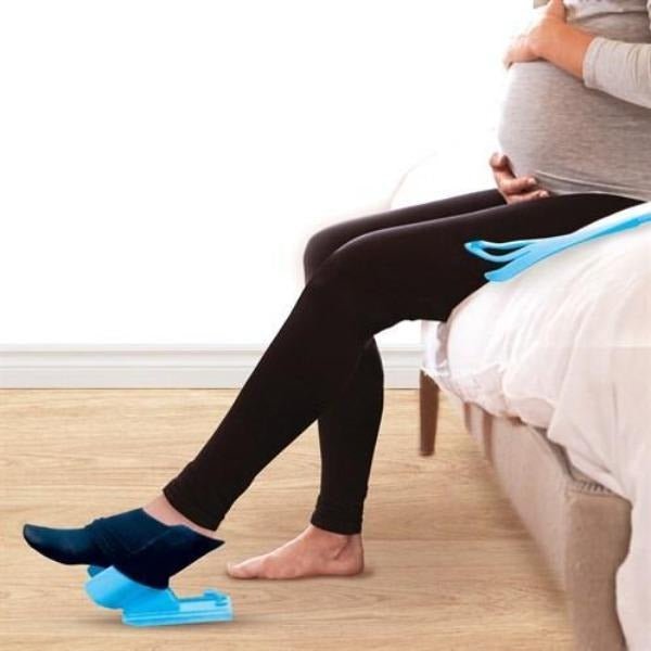 Appareil pour Mettre Chaussettes de Contention, Aide Pratique en Pharmacie pour Enfiler Bas Facilement