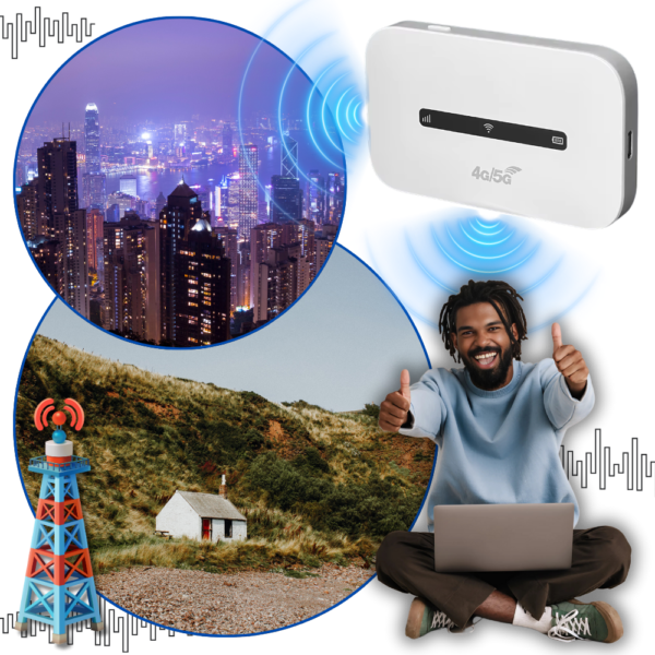 Routeur WiFi portable 4G – boîtier WiFi mobile compatible hotspot et connexion rapide partout
