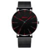 Montre Ultra Fine Homme en Acier Inoxydable | Design Minimaliste pour Usage Quotidien et Événements Spéciaux