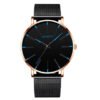 Montre Ultra Fine Homme en Acier Inoxydable | Design Minimaliste pour Usage Quotidien et Événements Spéciaux