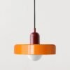 Luminaire Suspension en Verre Coloré – Lustre Cuisine Moderne, Idéal pour Salle à Manger et Salon