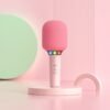 variant-image-2-1-1-1.jpeg Micro Karaoke Rose pour Enfants – Système de Chant Portable avec Haut-parleur Intégré et Effets Sonores