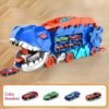variant-image-2-4-3.jpeg Mega Transporteur T-Rex Camion City Transformable avec Piste de Course Dino pour Enfants, Camion Transporteur T-Rex Jouet Dynamique
