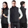 Doudoune chauffante sans manche légère et confortable, idéale pour chaleur uniforme, activités extérieures et protection contre le froid
