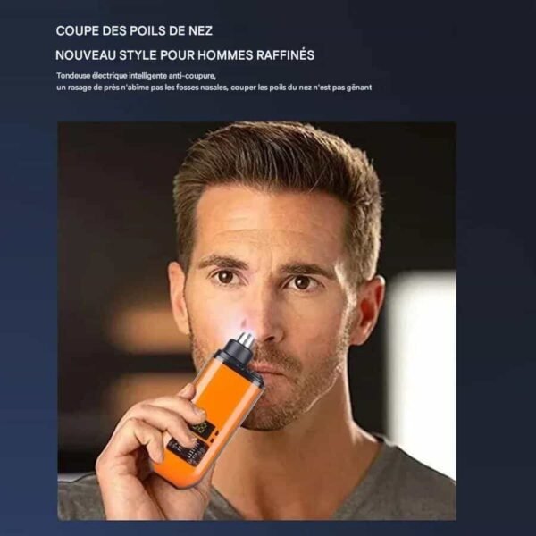 Tondeuse de Poche pour Poils de Nez et Oreilles Rechargeable