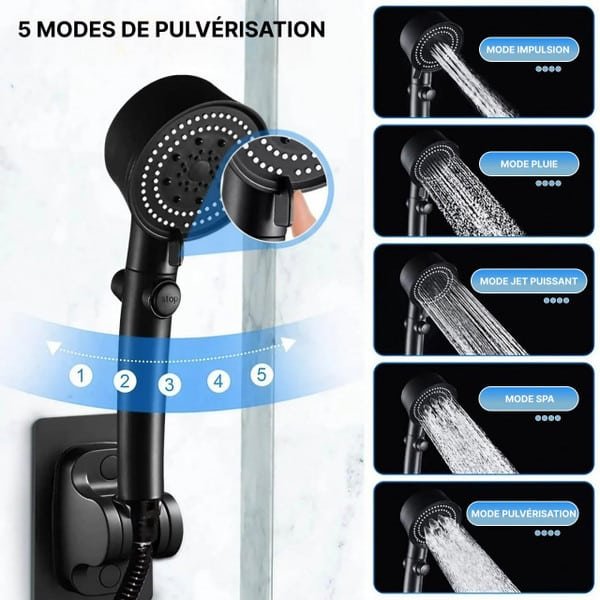 Pommeau de Douche Haute Pression
