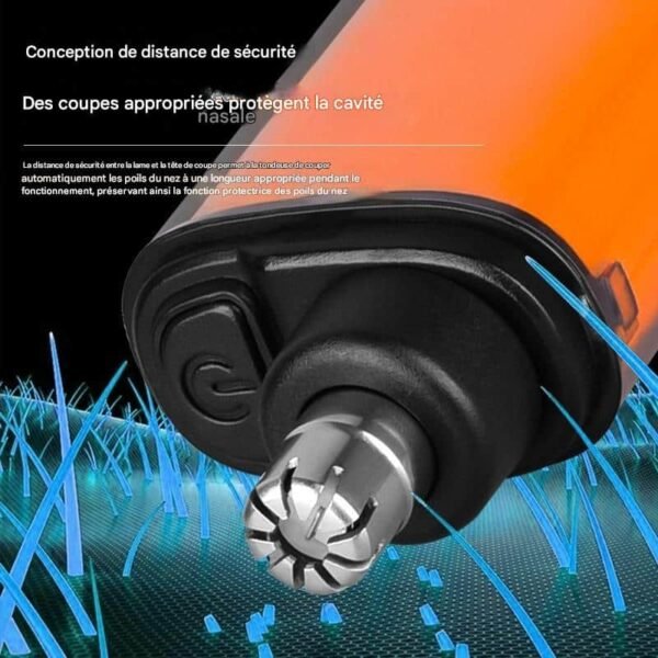 Tondeuse de Poche pour Poils de Nez et Oreilles Rechargeable