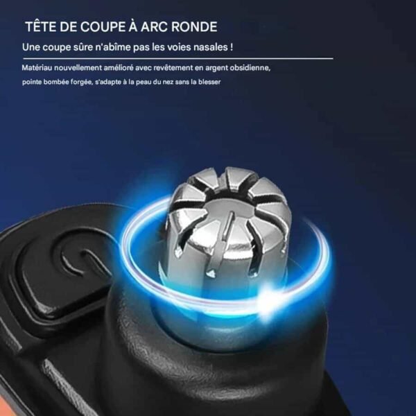 Tondeuse de Poche pour Poils de Nez et Oreilles Rechargeable
