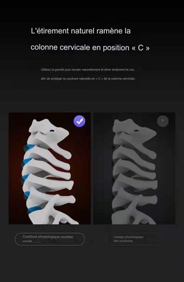 Oreiller de Massage Cervical Ergonomique