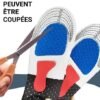 Semelles Orthopédiques respirantes avec absorption des chocs