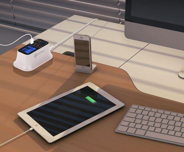 Chargeur Rapide USB 8 Ports 3.0 Affichage LCD