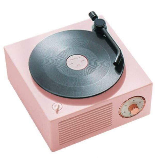 Enceinte Bluetooth Tourne-disque Vintage