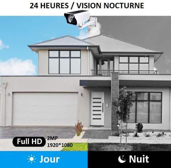 Caméra De Surveillance Sans Fil Solaire