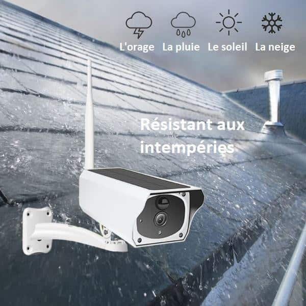 Caméra De Surveillance Sans Fil Solaire