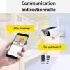 Caméra De Surveillance Sans Fil Solaire