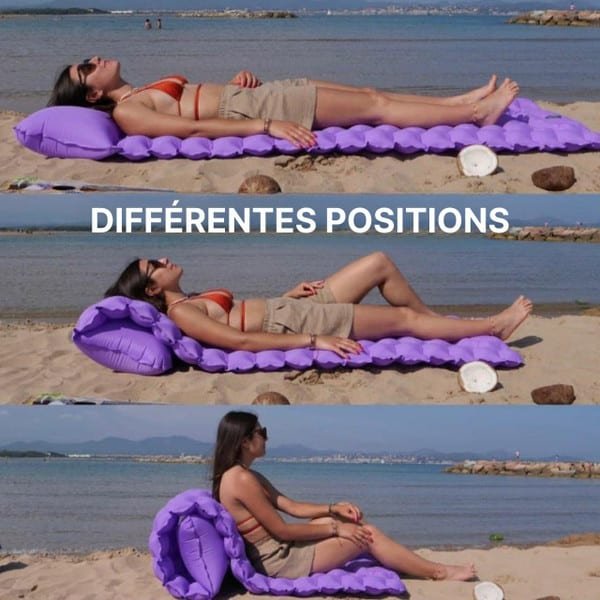 Matelas Gonflable Avec Oreiller Intégré