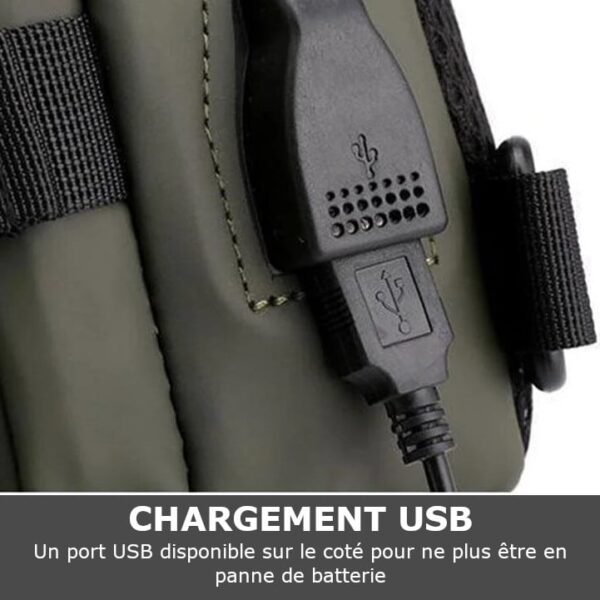 Sac a Dos Bandoulière Multifonction USB Etanche
