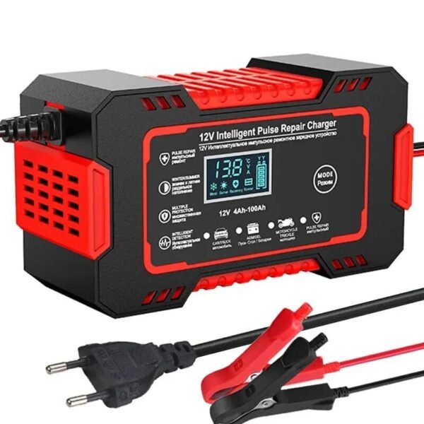 6EbDChargeur-de-batterie-de-voiture-avec-cran-LCD-r-paration-SnapPulse-charge-rapide-intelligente-acide-de.jpg Chargeur de Batteries Voitures/Motos intelligent 12V6A