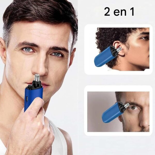 Tondeuse de Poche pour Poils de Nez et Oreilles Rechargeable