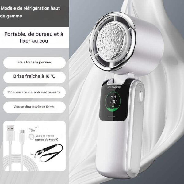 Ventilateur Portable USB Puissant Pliable Rechargeable