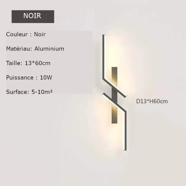 Applique Murale Design Moderne Minimaliste LED