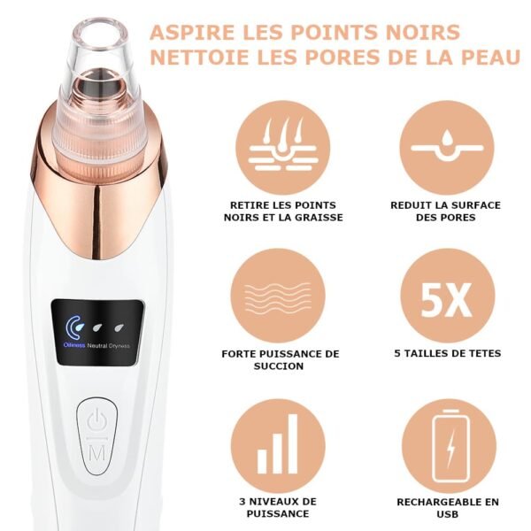 Aspirateur à Points Noirs | Nettoyeur de pores FaceCare