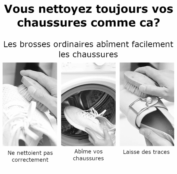 Brosse Nettoyante Chaussures Double Face