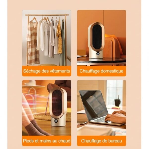 Chauffage portatif ventilateur electrique