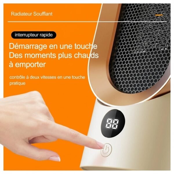 Chauffage portatif ventilateur electrique