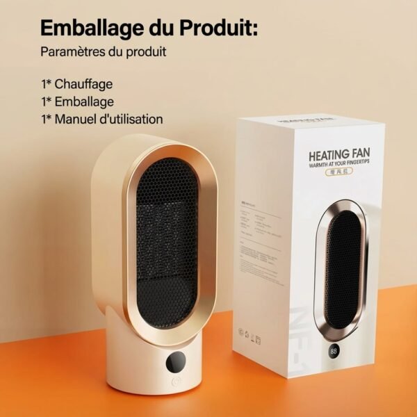 Chauffage portatif ventilateur electrique