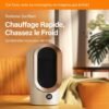Chauffage portatif ventilateur electrique