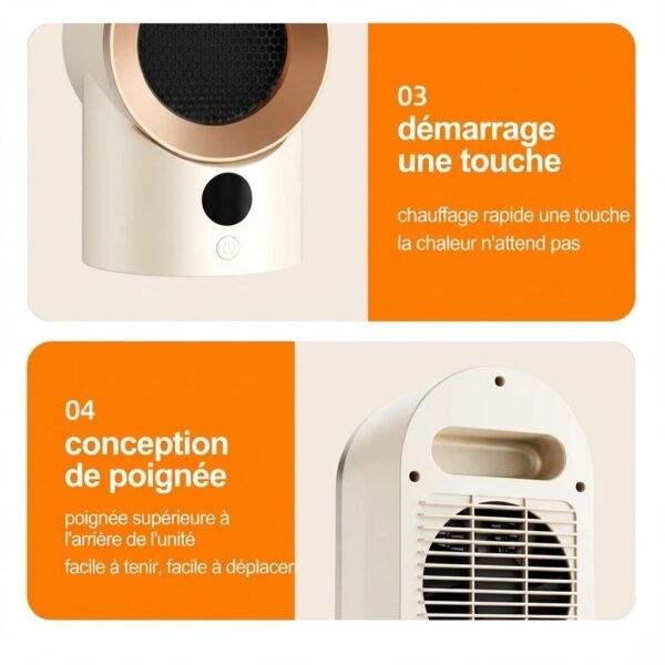 Chauffage portatif ventilateur electrique