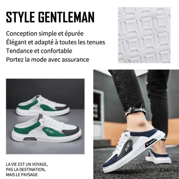 Chaussures Baskets respirantes en toile à enfiler