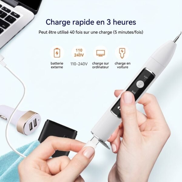 Détartreur dentaire à Ultrasons avec caméra