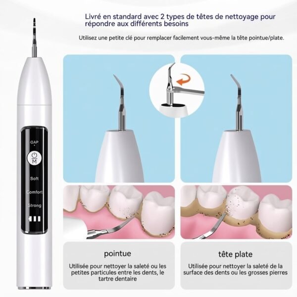 Détartreur dentaire à Ultrasons avec caméra