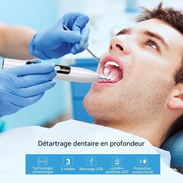 Détartreur dentaire à Ultrasons avec caméra