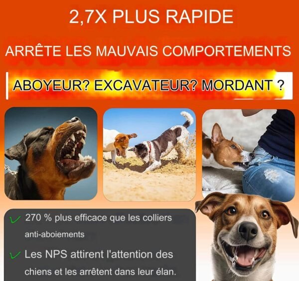 Dispositif dissuasif aboiements chien ultrasons de poche | Répulsif | Entrainement