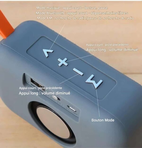 Enceinte Bluetooth Portable FM