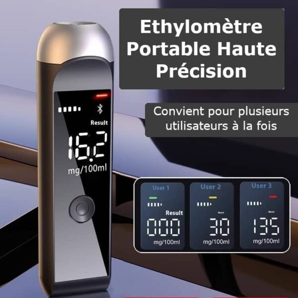 Ethylomètre de précision portable sans contact