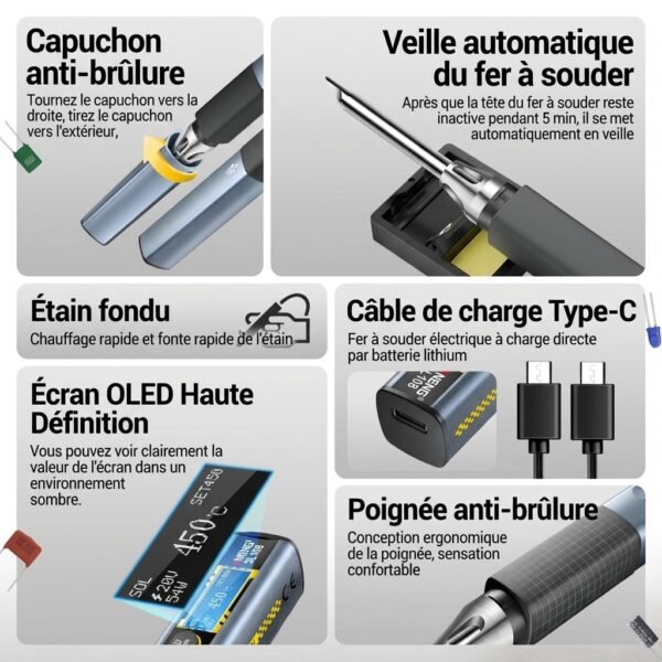 Fer a souder electrique intelligent