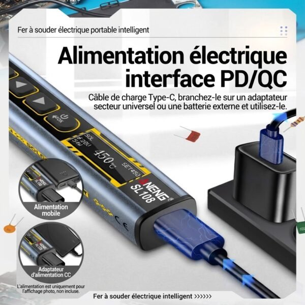 Fer a souder electrique intelligent