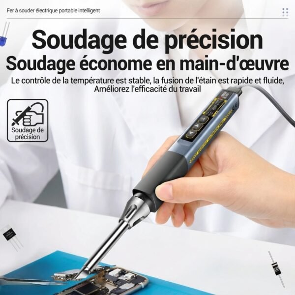 Fer a souder electrique intelligent
