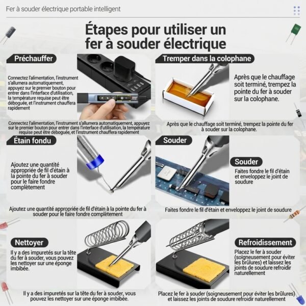 Fer a souder electrique intelligent