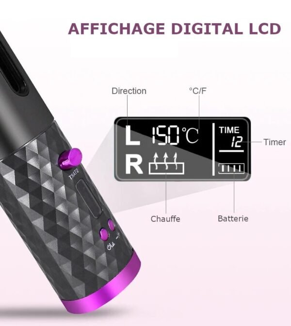 Fer a Friser Automatique Portable HairCare