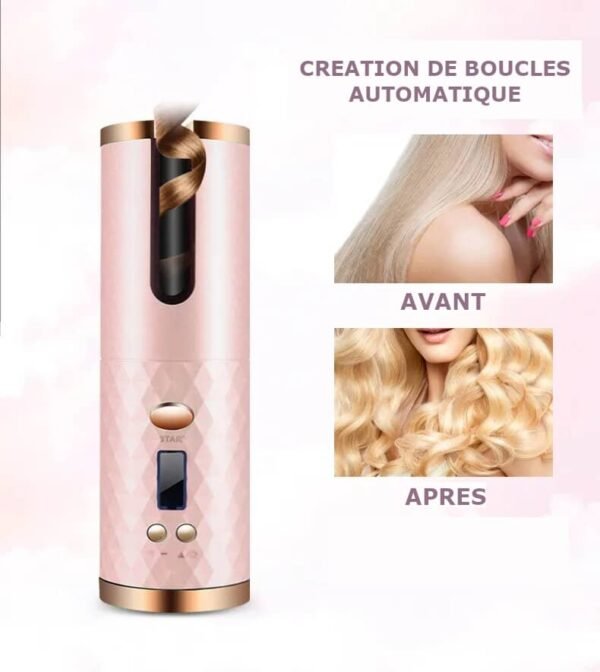 Fer a Friser Automatique Portable HairCare