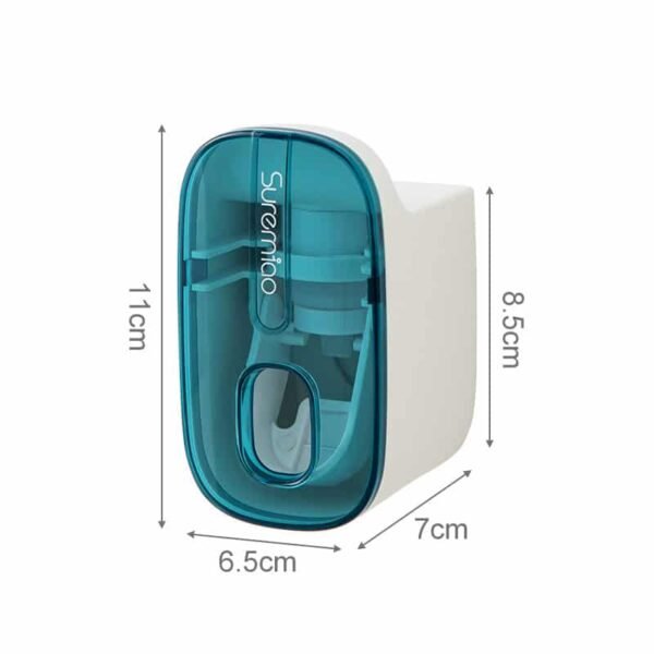 Distributeur de dentifrice mural a pression