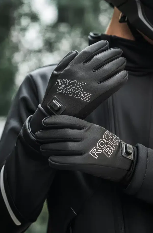 Gants Chauffants USB rechargeables coupe-vent