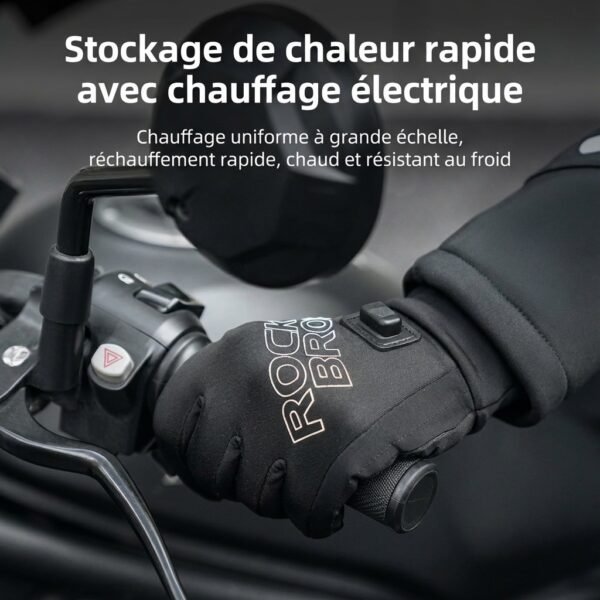 Gants Chauffants USB rechargeables coupe-vent