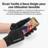 Gants Chauffants USB rechargeables coupe-vent